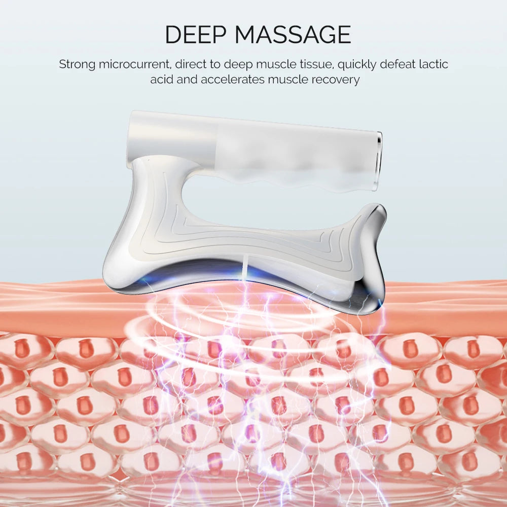 Masseur de Fascia électrique, Massage corporel, grattoir musculaire, couteau de Fascia, Fitness, Vibration, Relaxation musculaire, Lifting du corps, lame de Massage