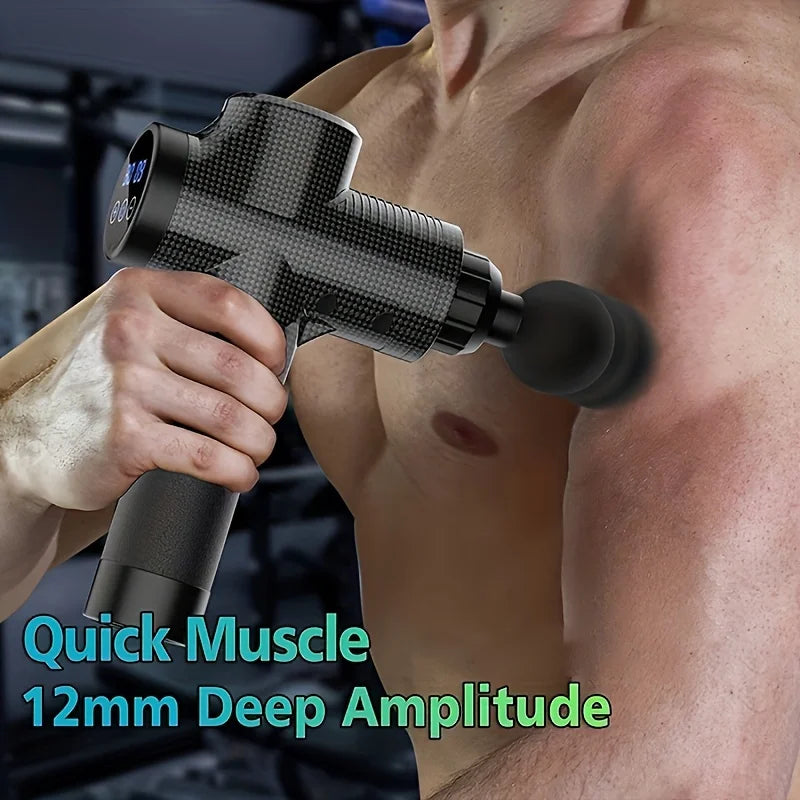 Masseur corps cou dos tissus profonds Relaxation musculaire outil de Fitness pour épaule pistolet de Massage fascial pistolet à Percussion électrique